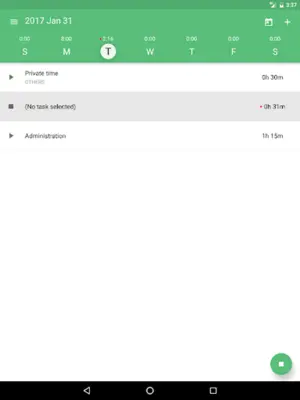 Time Tracking App TimeCamp android App screenshot 4